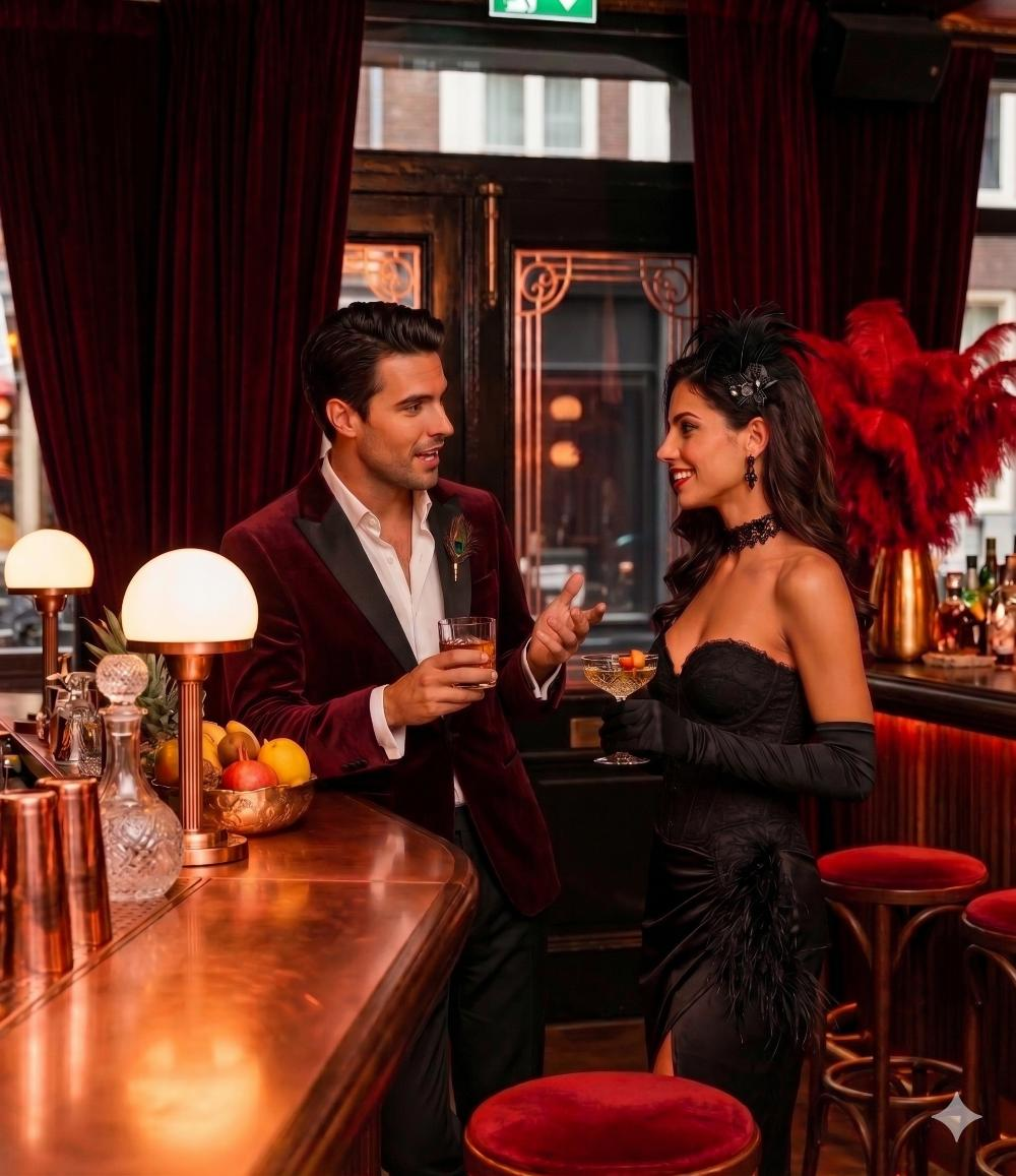 Bar Dates van The Pineapple Club waar stellen en vrouwen stijlvol ontmoeten en verbinden